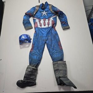 Avengers Endgame Captain America Costume with Mask‎ Kids Medium